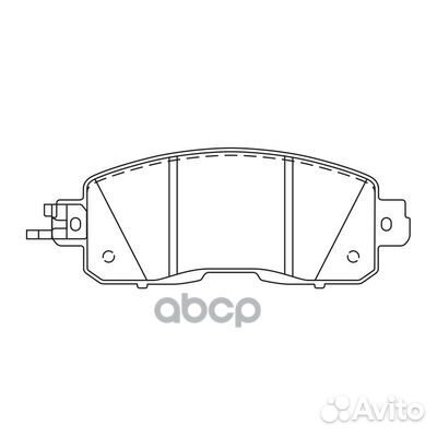 Колодки передниe Nissan/FIT/ FP1650 FIT