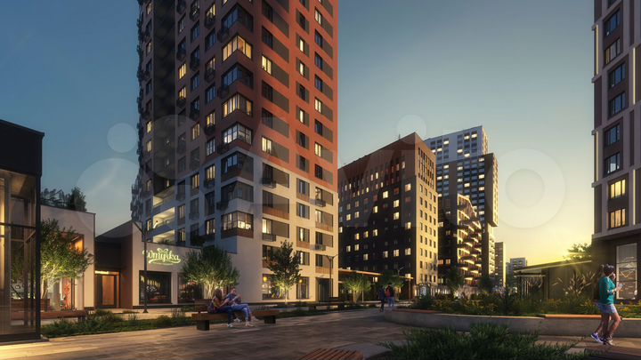 2-к. квартира, 36,9 м², 13/34 эт.