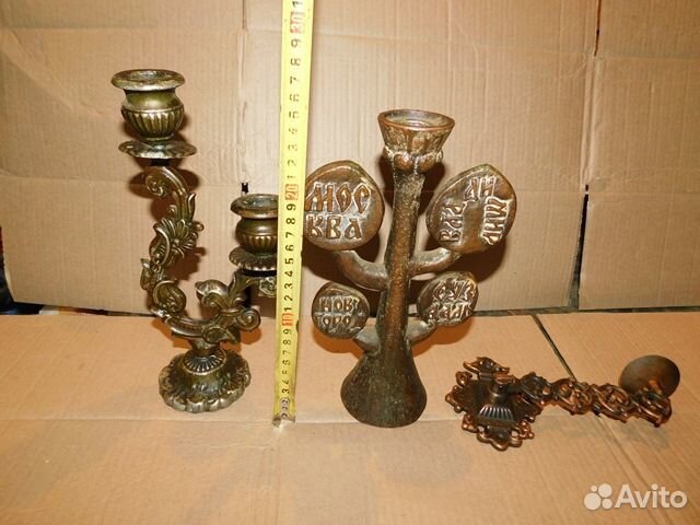 3,красивых,советских алюминиевых подсвечника СССР