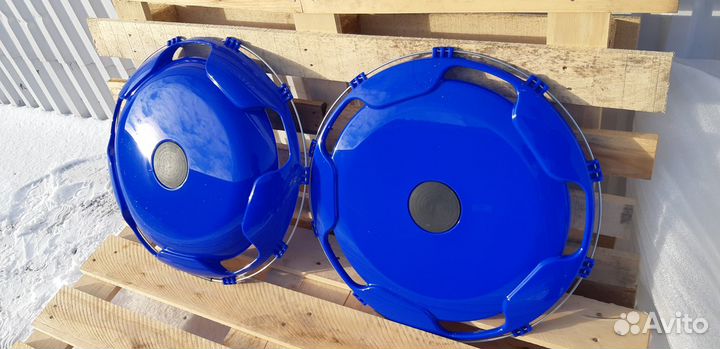 Колпак R 22.5 пластик Синие на Авто Много