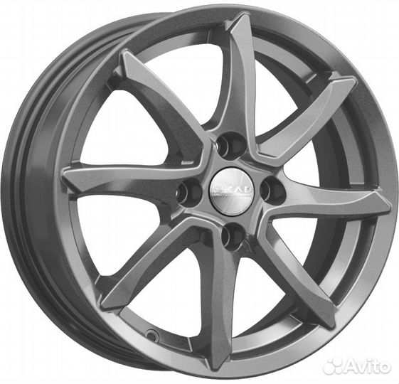 R15 4x100 6J ET48 D54,1 Скад Осака Графит