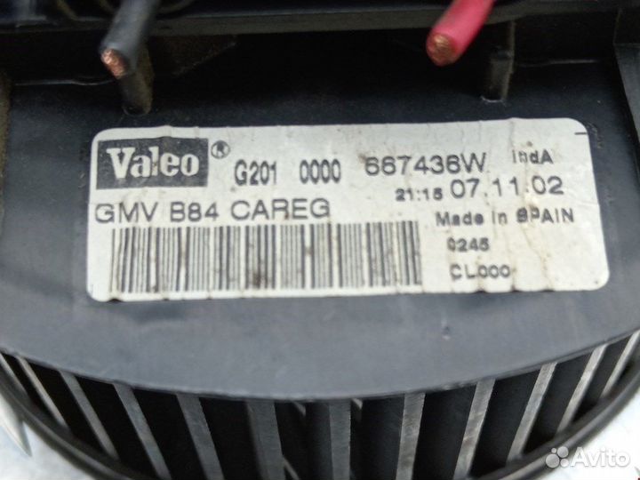 Моторчик печки для Renault Megane 2 7701056965