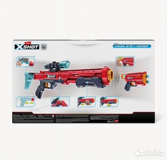 Набор бластеров zuru xshot Hawk Eye и Micro