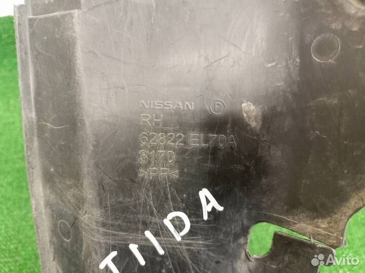 Воздуховод радиатора правый Nissan Tiida C11 2007