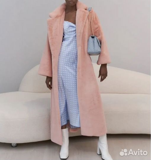 Шуба из экомеха