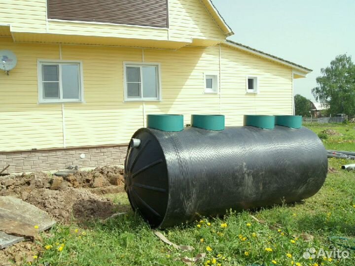 Септик эко Диамант 5 переливной