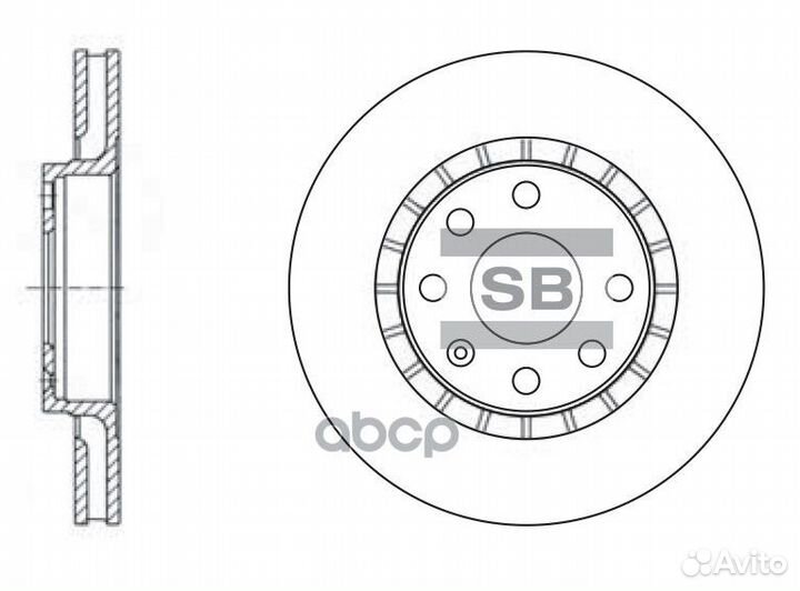 SD3003 диск тормозной передний вентил Daewoo N