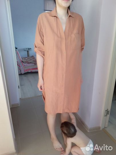 Платье рубашка maison david