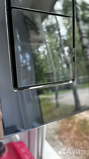 Кнопка для инсталляции Grohe хром