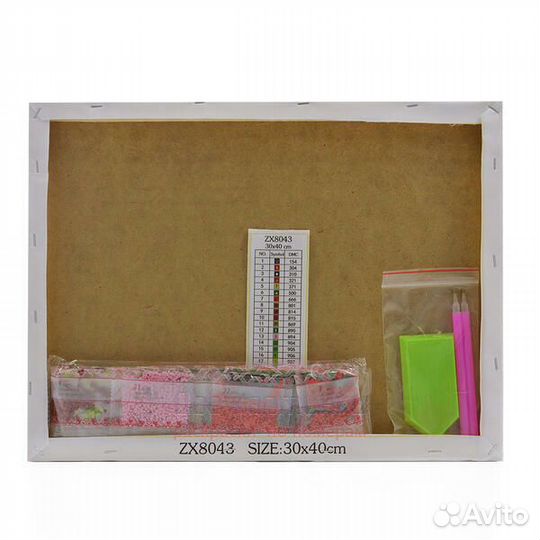 Алмазная мозаика 30x40 Большой слон в Африке