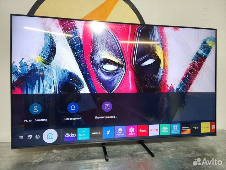 Ультратонкий гигант 4К Samsung 190см SMART TV HDR