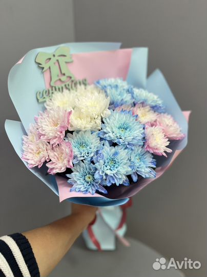 Букет из хризантем