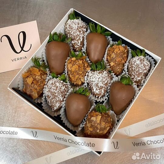 Сладкая клубника в шоколаде