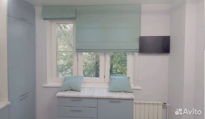 Римские шторы на кухню