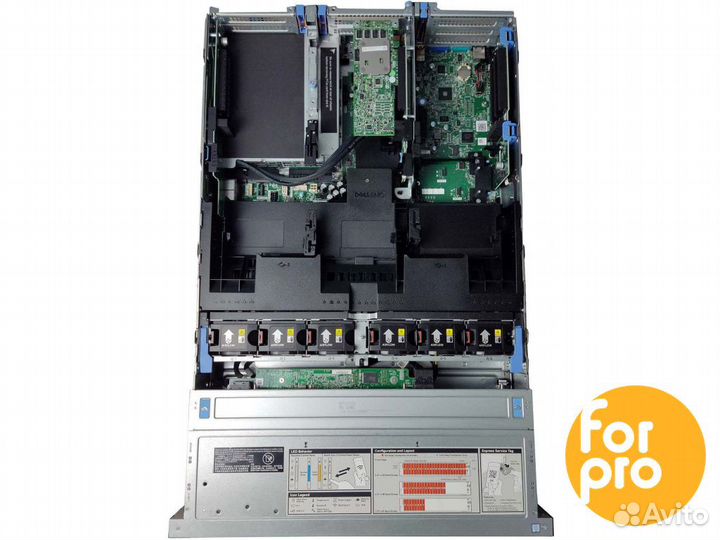 Сервер dell R740xd 24SFF 2x4109Sil 64GB, HBA330