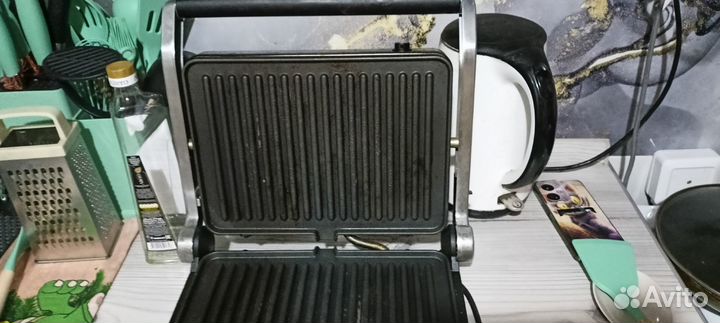 Электро гриль redmond