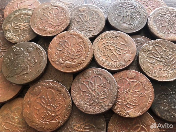 Красивые пятаки елизаветы оригинал