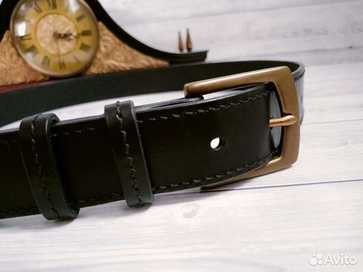Ремень кожаный