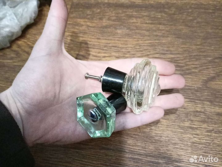 Ручка дверная стекляная