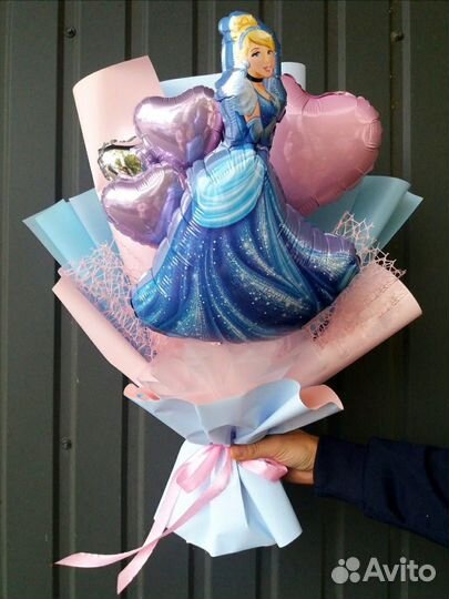 Крафтовый букет из шаров