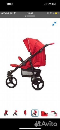 Прогулочная коляска как новая