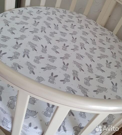 Матрас 75 см круглый Мишутка Царевич