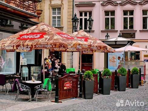 Уличный зонт для кафе профессиональный