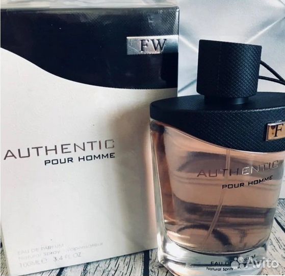 Мужские духи Fragrance World Authentic Pour Homme