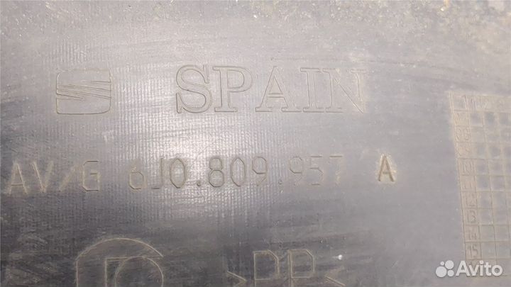 Защита арок (подкрылок) Seat Ibiza 4, 2008