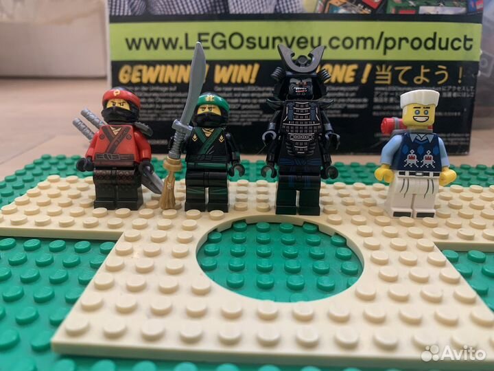 Lego ninjago movie минифигурки