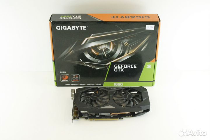 Видеокарта 6 GB GTX 1660 Gigabyte OC