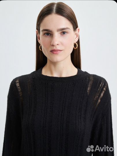 Джемпер паутинка шерсть zarina новая