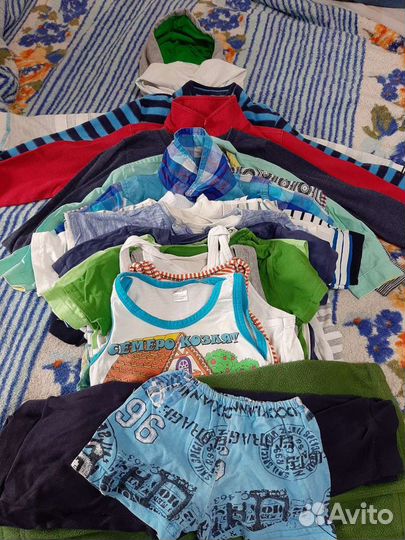 Вещи на мальчика 1-2 года пакетом