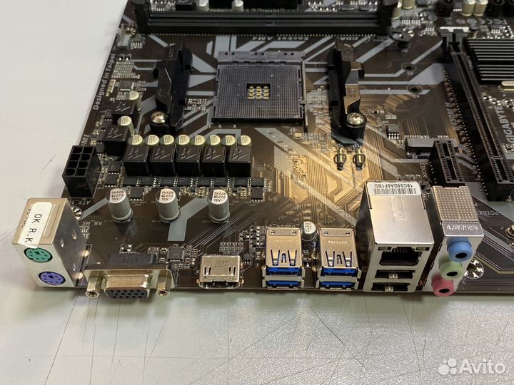 Материнская плата gigabyte b450m h