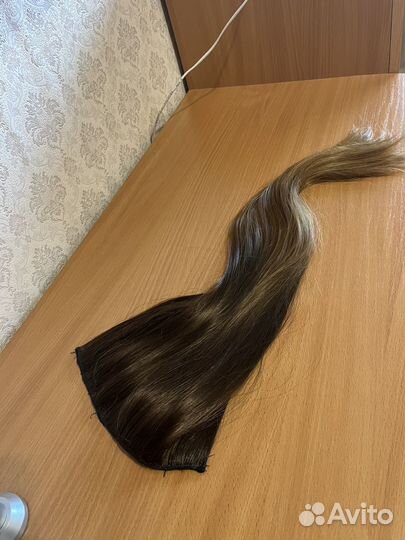 Волосы на заколках искусственные