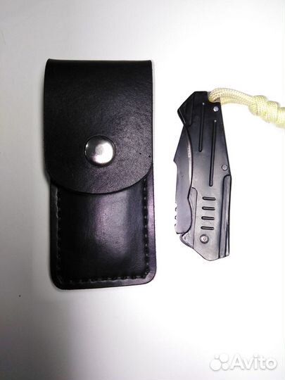 Кобура кожаная для складного ножа