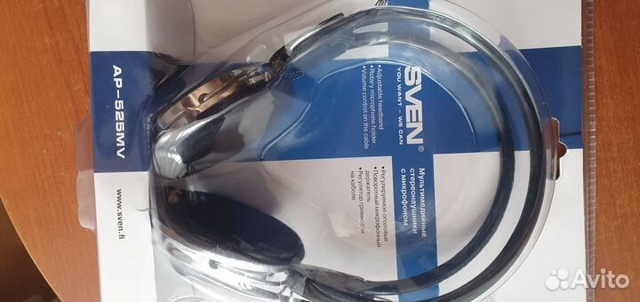 Наушники с микрофоном sven AP-525MV