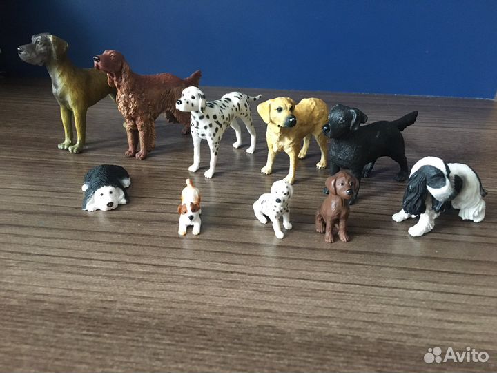 Фигурки procon собаки и щенки procon