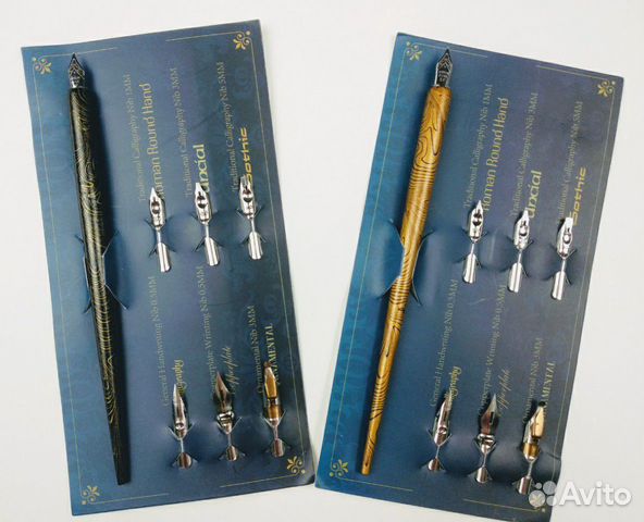 Набор для каллиграфии прямой держатель и перья