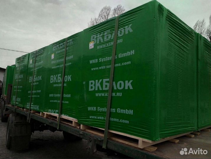 Пеноблок D400, D500, D600