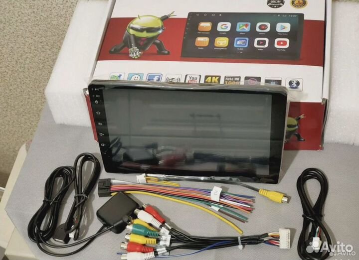Андроид магнитола Bluetooth 9”
