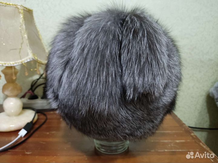 Шапка песец новая