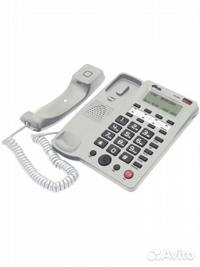 Телефон проводной ritmix RT-550 white