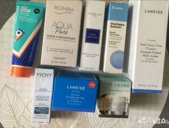 Lancaster, Biotherm,guerlain,Laneige для лица