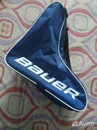 Сумка для коньков синяя