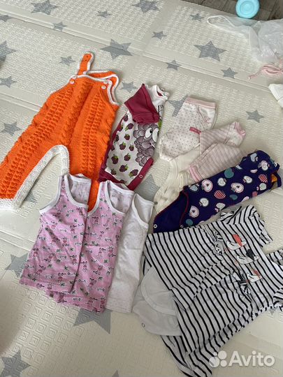 Детские вещи пакетом на девочку 50-68