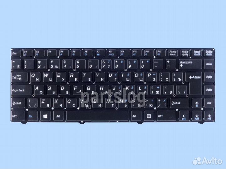 Клавиатура для DNS 0150931 Clevo W740 W840 без рам