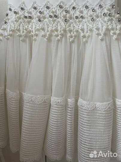 Платье для девочки белое