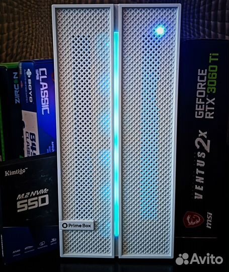 Игровой компьютер Ryzen 2600 32gb rtx 3060ti 1tb