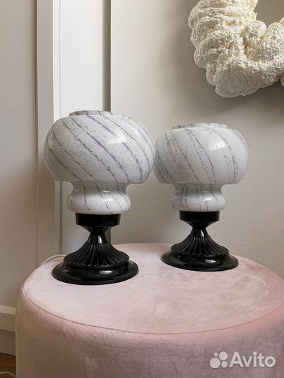 Настольные лампы «грибы» Югославия винтаж СССР